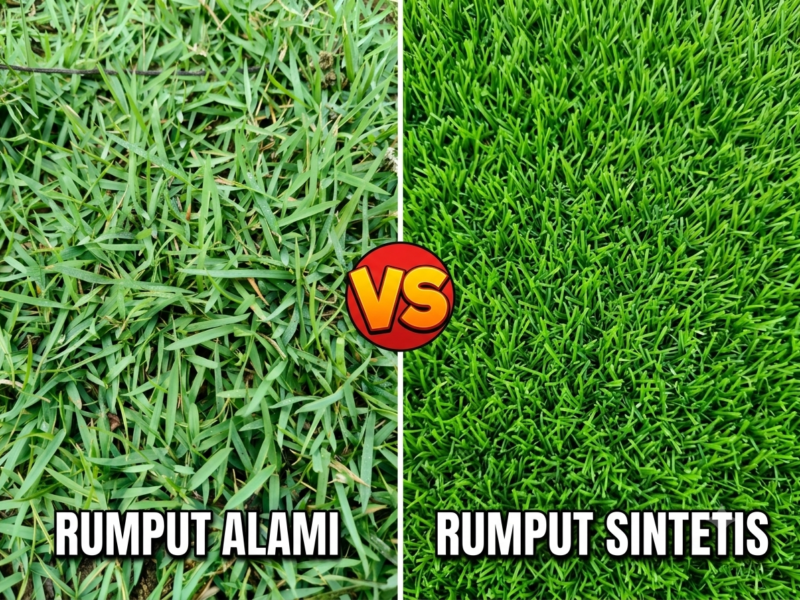 Rumput Sintetis vs Rumput Alami: Mana yang Lebih Baik untuk Taman?