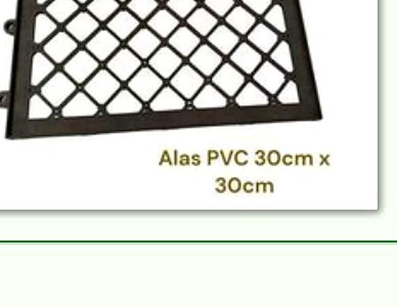 Alas PVC 40×40 cm, tebal 3 cm — Aksesoris & Decking