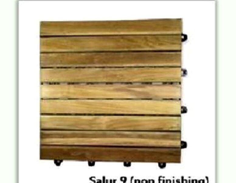 Decking Kayu Salur 9 (Non Finishing) — Aksesoris & Decking