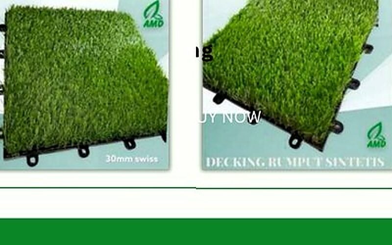 Decking Rumput Sintetis 30×30 cm — Aksesoris & Decking