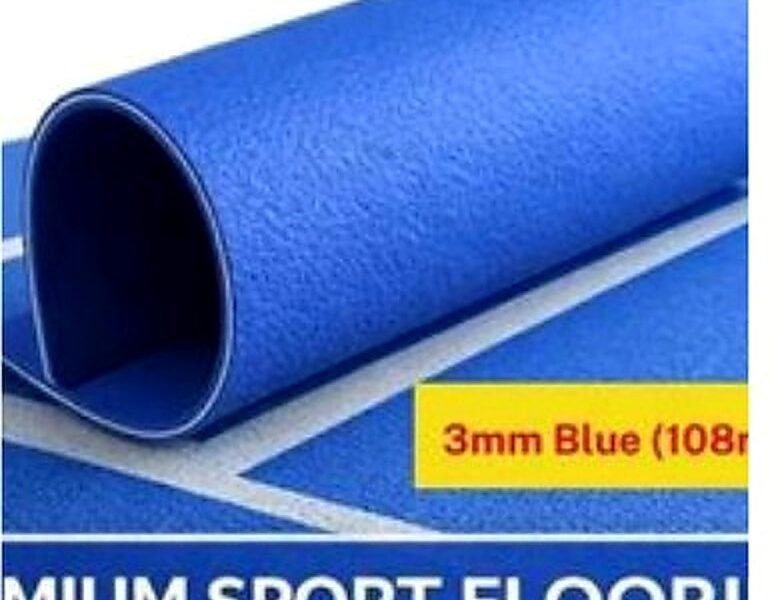 Vinyl Pickleball 3 mm Blue — Vinyl & Lantai Olahraga