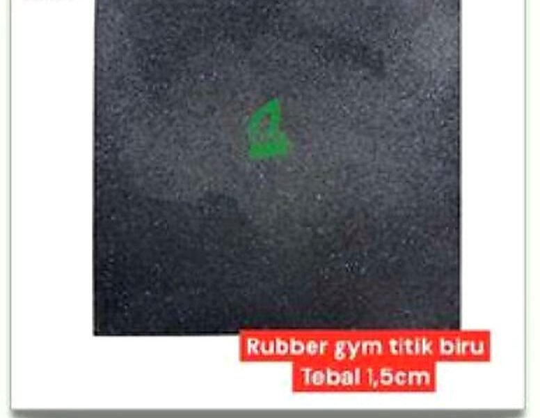 Karpet Rubber Gym 1,5 cm — Titik Biru — Aksesoris & Decking