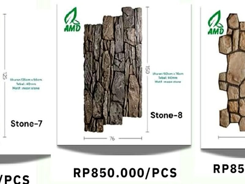 Stone-7 / Stone-8 / Stone-9 — Wall Stone & Drainase