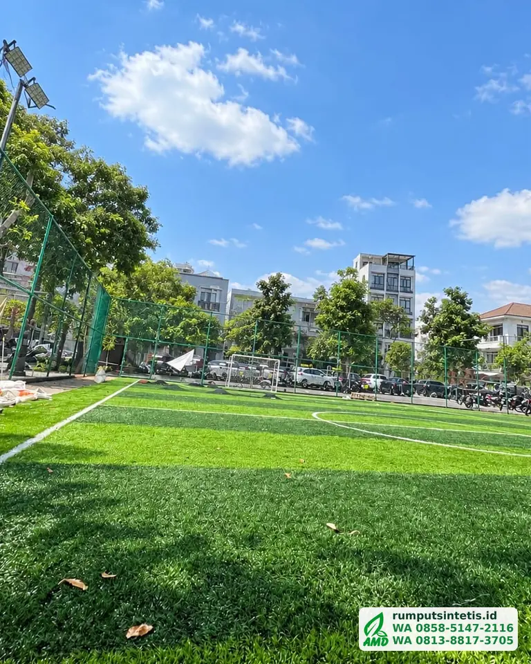 Lapangan futsal rumput sintetis outdoor