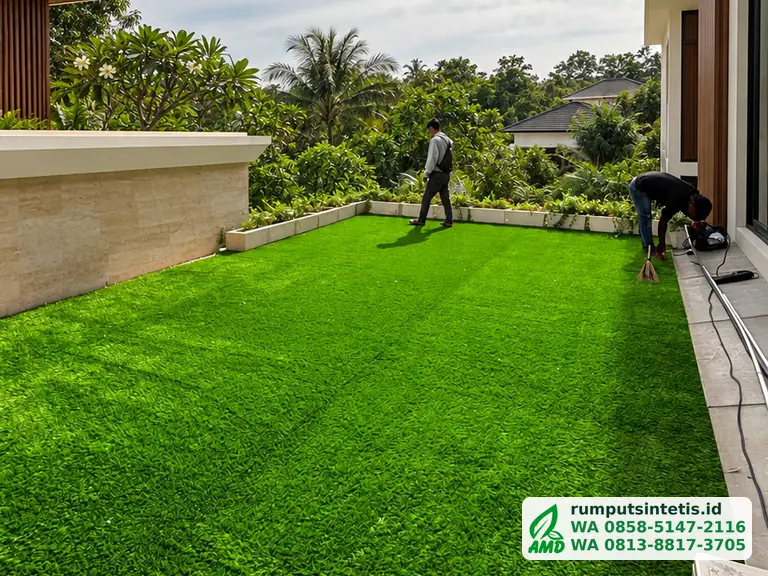 Jual Rumput Sintetis Jember untuk Kos, Kafe & Vila